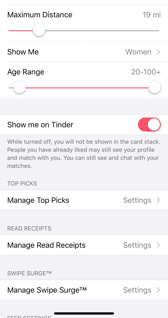 How to search someone on tinder