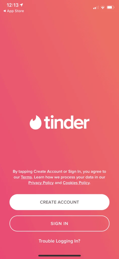 Search tinder without signing up