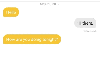 opening message on Bumble