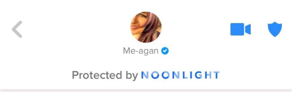 Noonlight notification on Tinder