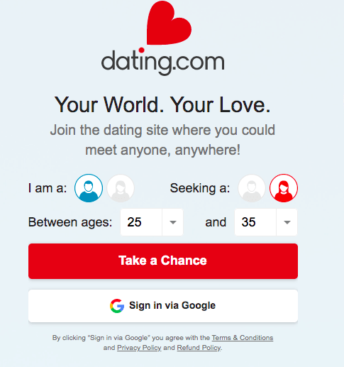 dating.com register