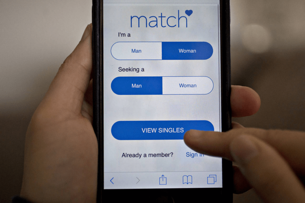 match.com onboarding